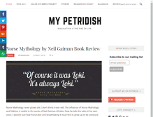 Tablet Screenshot of mypetridish.com